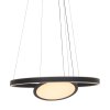 Steinhauer Ringlux Pendelleuchte LED Schwarz, 3-flammig