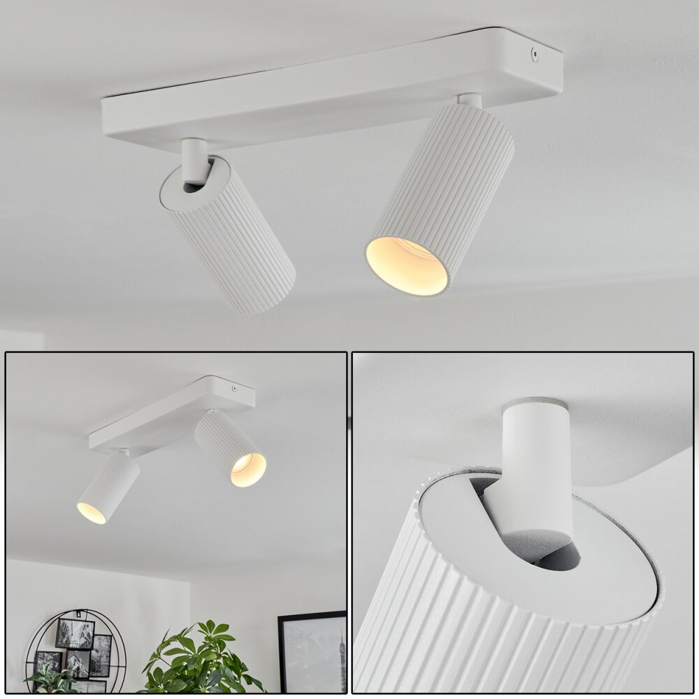 Trutielle Deckenleuchte Weiß, 2-flammig main product photo