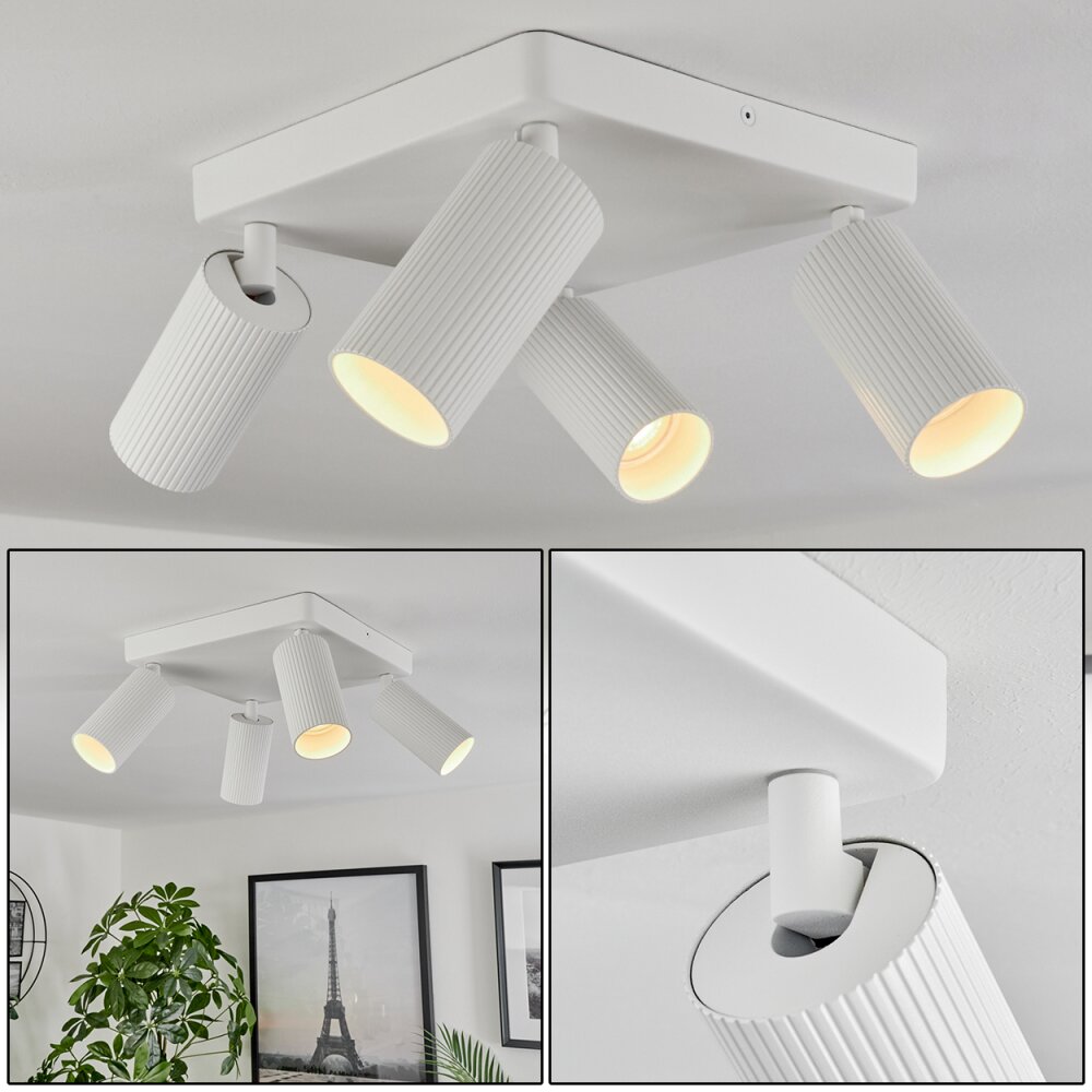Trutielle Deckenleuchte Weiß, 4-flammig main product photo