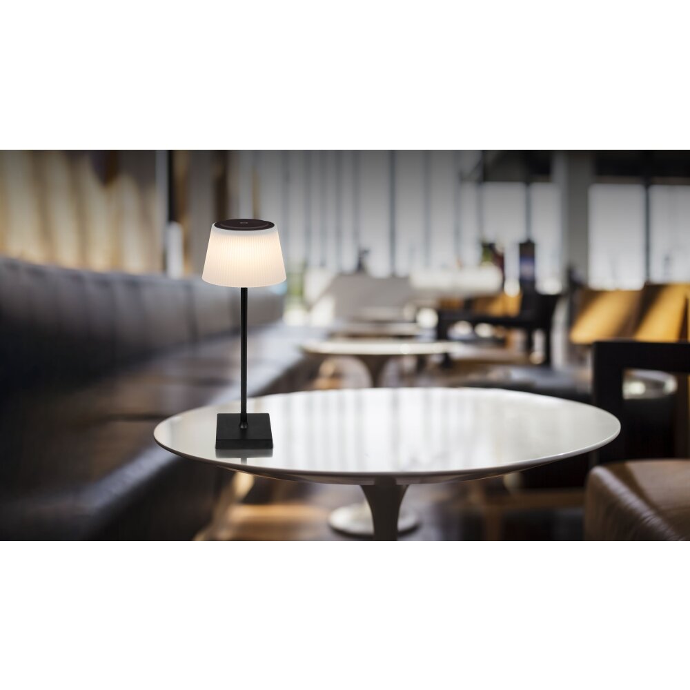 Globo GREGOIR Außentischleuchte LED Schwarz, 1-flammig main product photo