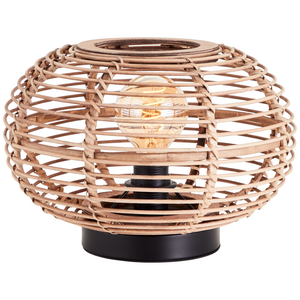 Brilliant Woodball Tischleuchte Schwarz, 1-flammig main product photo