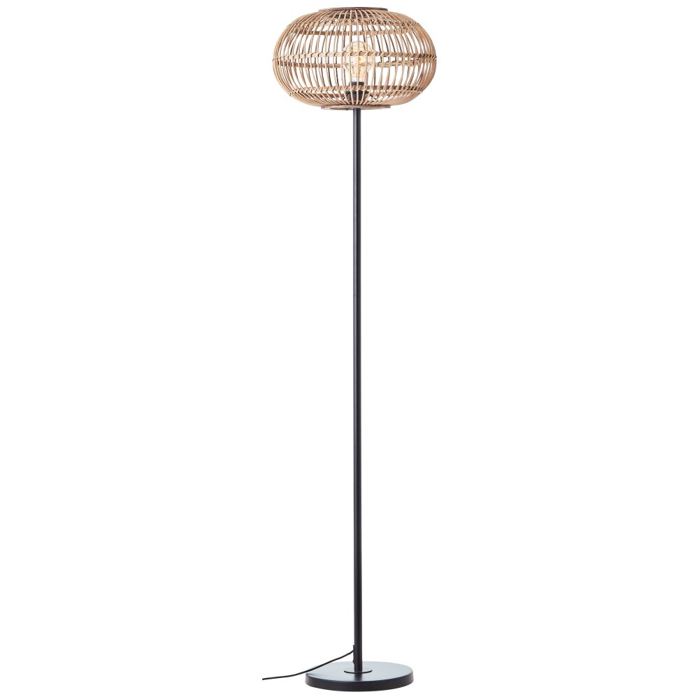 Brilliant Woodball Standleuchte Schwarz, 1-flammig main product photo
