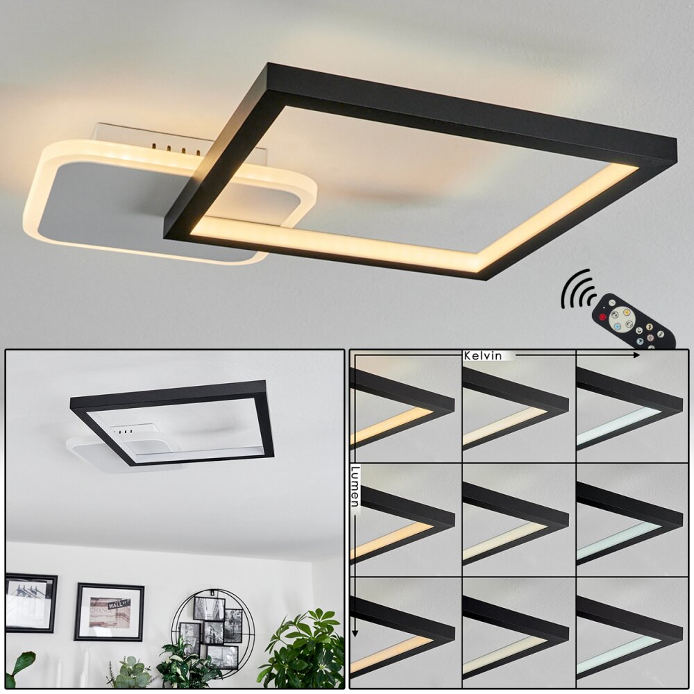 Bina Deckenleuchte LED Weiß, 1-flammig, Fernbedienung main product photo