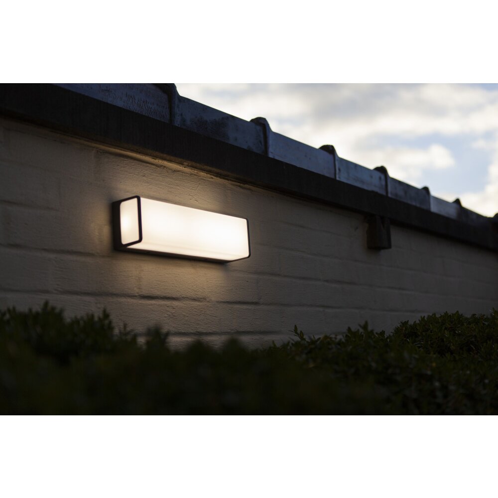Lutec Doblo Außenwandleuchte LED Anthrazit, 1-flammig main product photo
