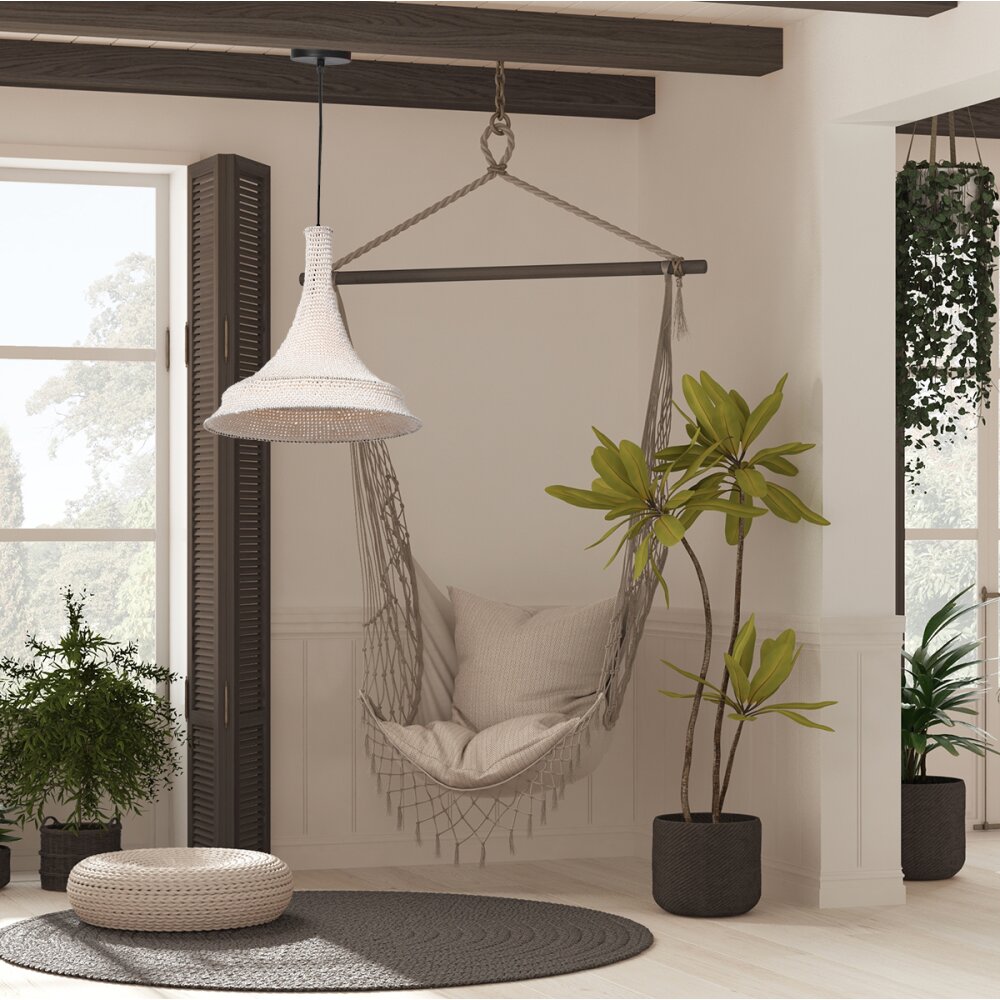Steinhauer Marrakesch Hängeleuchte Schwarz, 1-flammig main product photo
