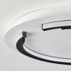 Leroux Deckenleuchte LED Weiß, 1-flammig