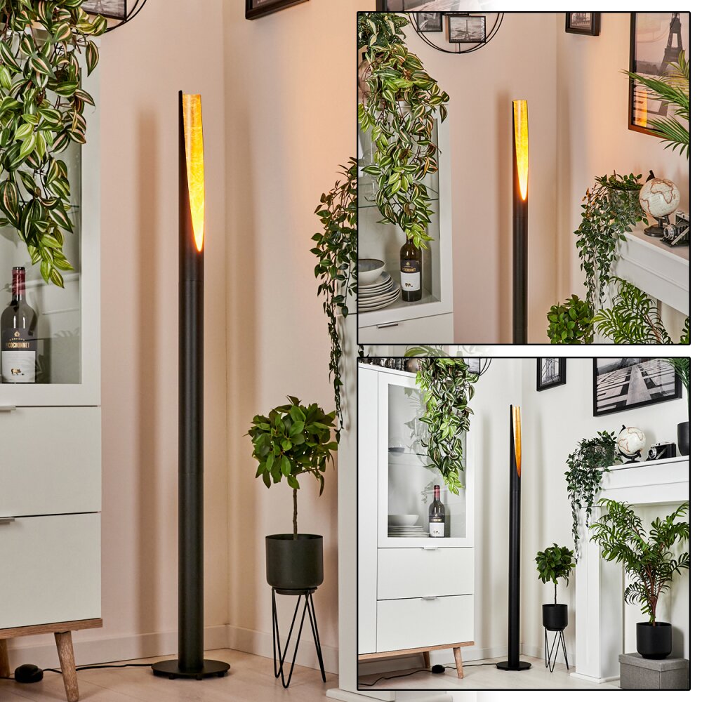 Aleman Stehleuchte LED Gold, Schwarz, 1-flammig main product photo