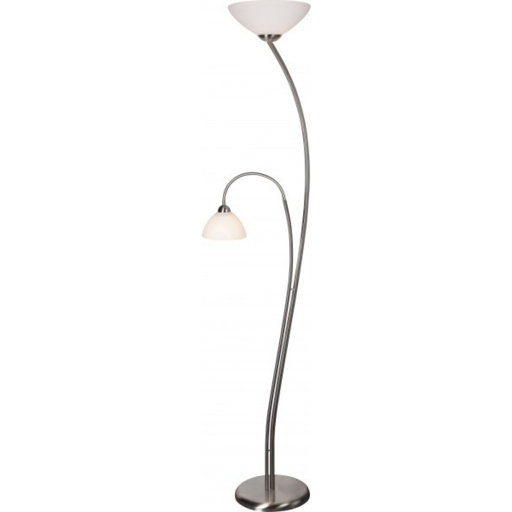 Steinhauer CAPRI Deckenfluter Edelstahl, 2-flammig main product photo