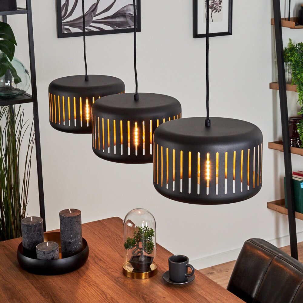Fournie Hängeleuchte Schwarz, 3-flammig main product photo