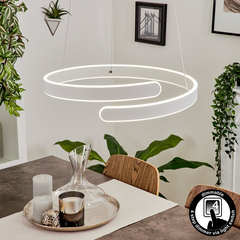 Rosemond Hängeleuchte LED Weiß, 1-flammig main product photo