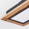 Salmi Deckenleuchte LED Holzoptik, 1-flammig