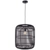 Brilliant Woodrow Pendelleuchte Schwarz, 1-flammig