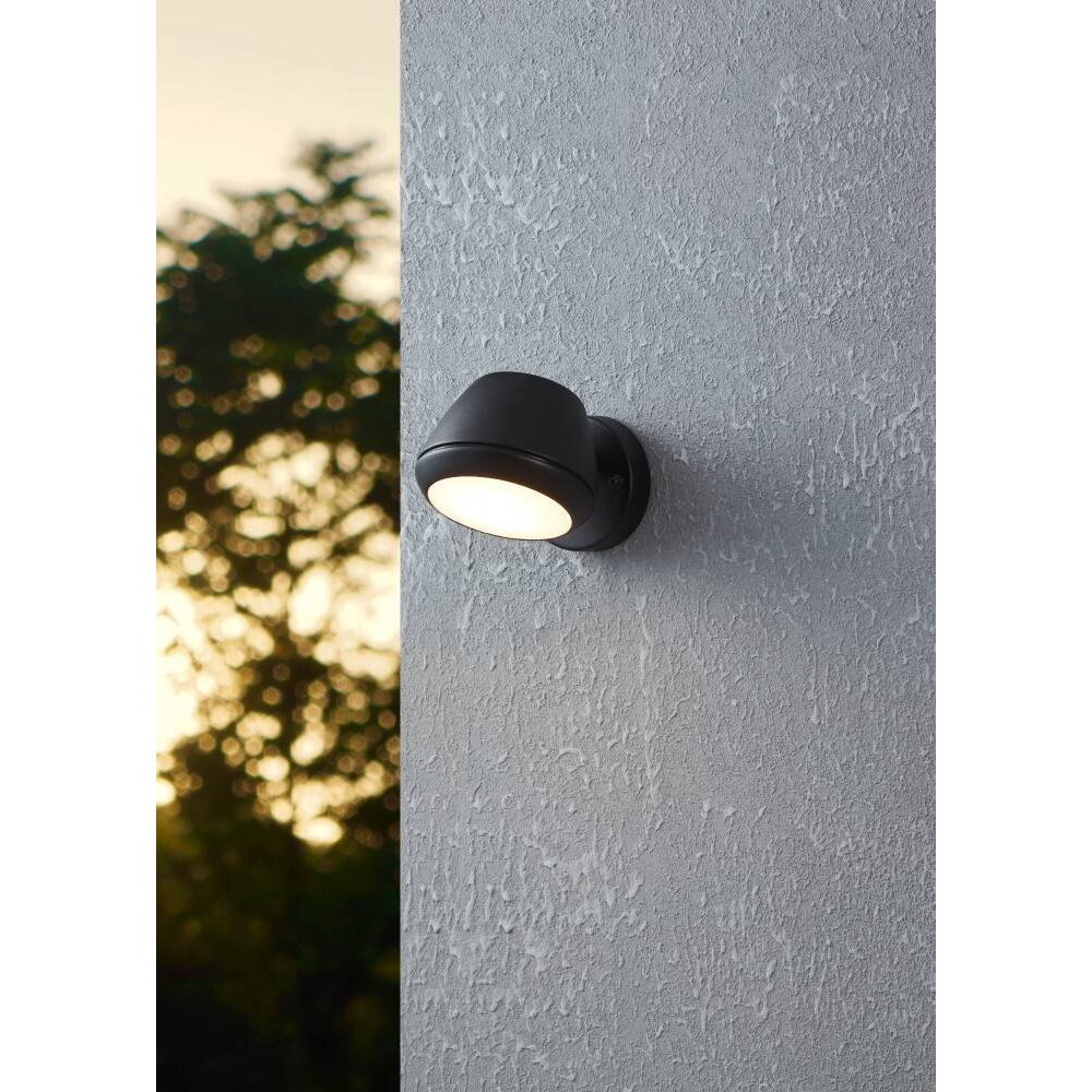Eglo NIVAROLO Außenwandleuchte LED Schwarz, 1-flammig main product photo