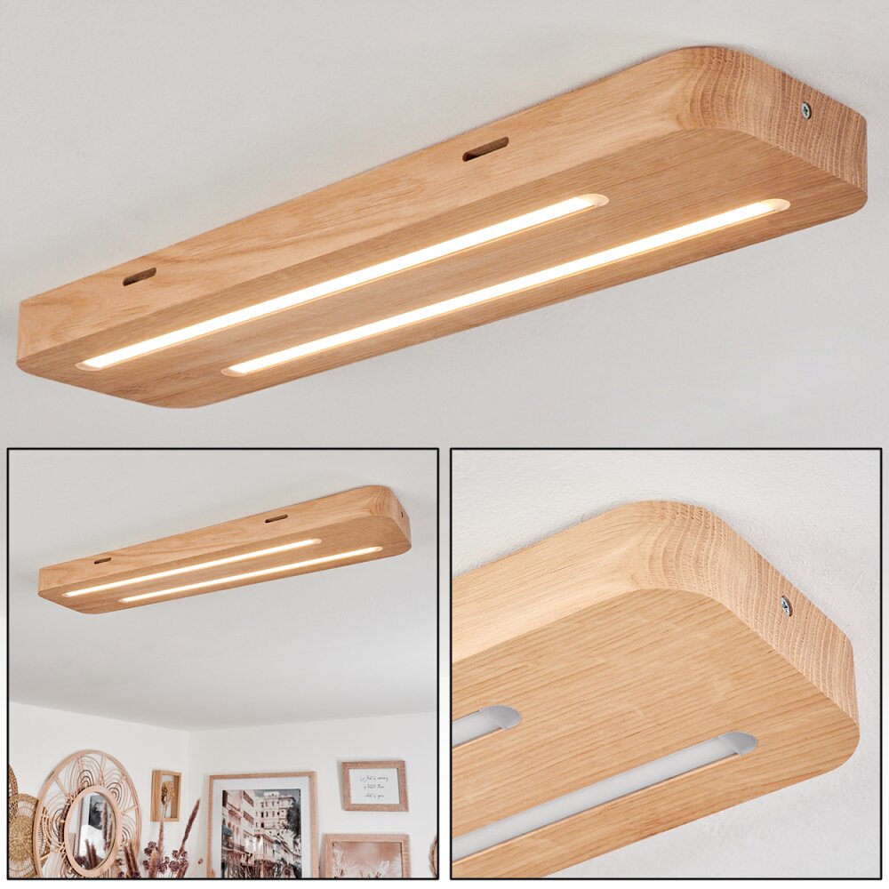 Cajas Deckenleuchte LED Naturfarben, 2-flammig main product photo