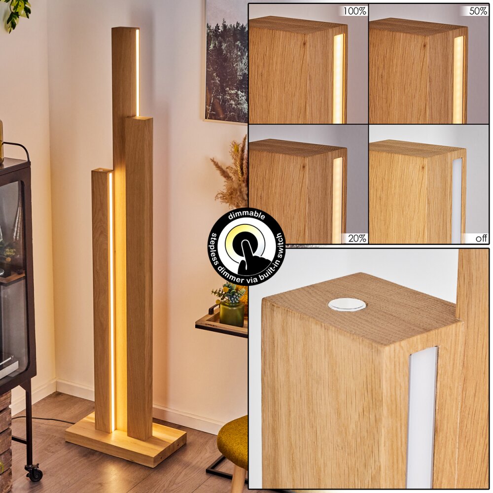 Tejedor Stehleuchte LED Naturfarben, 3-flammig main product photo