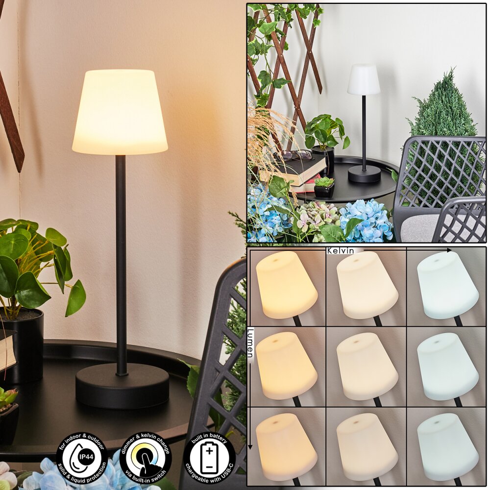 Maza Außentischleuchte LED Schwarz, 1-flammig main product photo