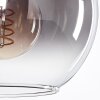 Koyoto Pendelleuchte Glas 20 cm Rauchfarben, 3-flammig