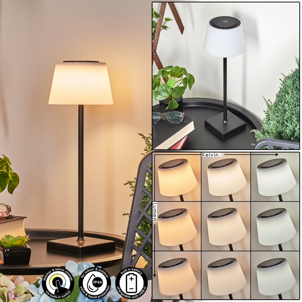 Longchamps Außentischleuchte LED Schwarz, 1-flammig main product photo