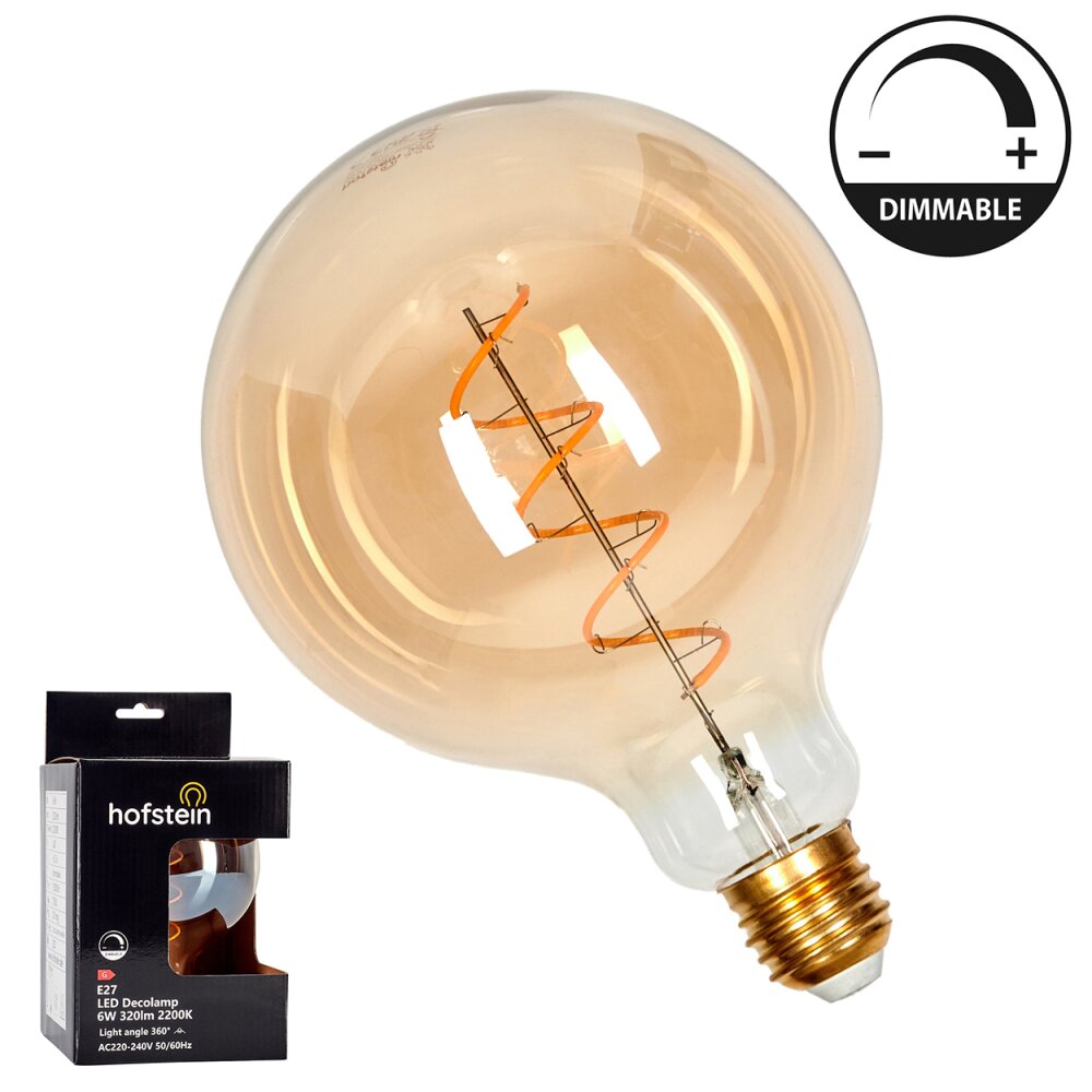 E27 LED 6 Watt 2200 Kelvin 320 Lumen main product photo