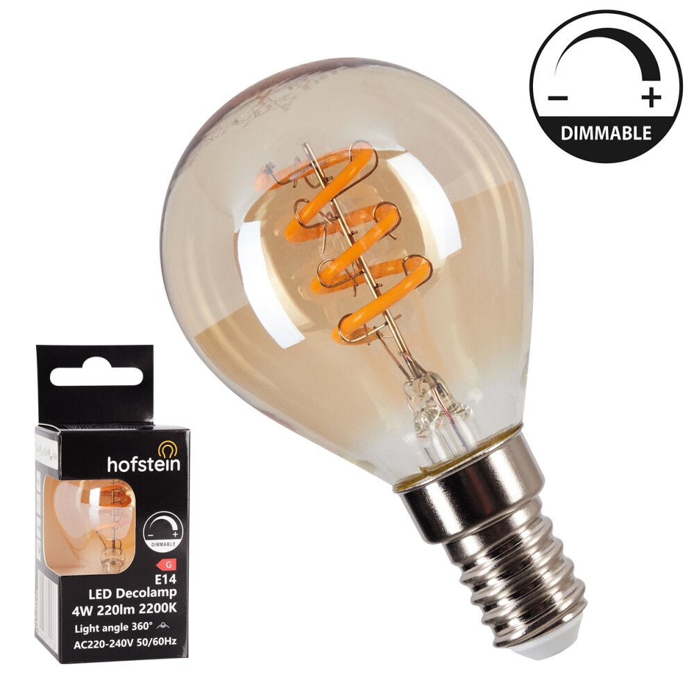 E14 LED 4 Watt 2200 Kelvin 220 Lumen main product photo
