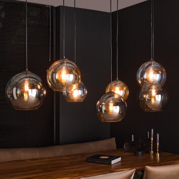 Luce Design Greenwich I-GREENWICH-G-S1 Pendelleuchte GR Chrom