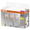 OSRAM 3er Set LED E27 7,5 Watt 2700 Kelvin 1055 Lumen