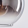Koyoto Pendelleuchte Glas 20 cm Rauchfarben, 5-flammig