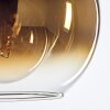 Koyoto Pendelleuchte Glas 20 cm Gold, Klar, 5-flammig