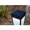 Lutec Dias Solar-Wegeleuchte LED Schwarz, 1-flammig, Bewegungsmelder, Farbwechsler