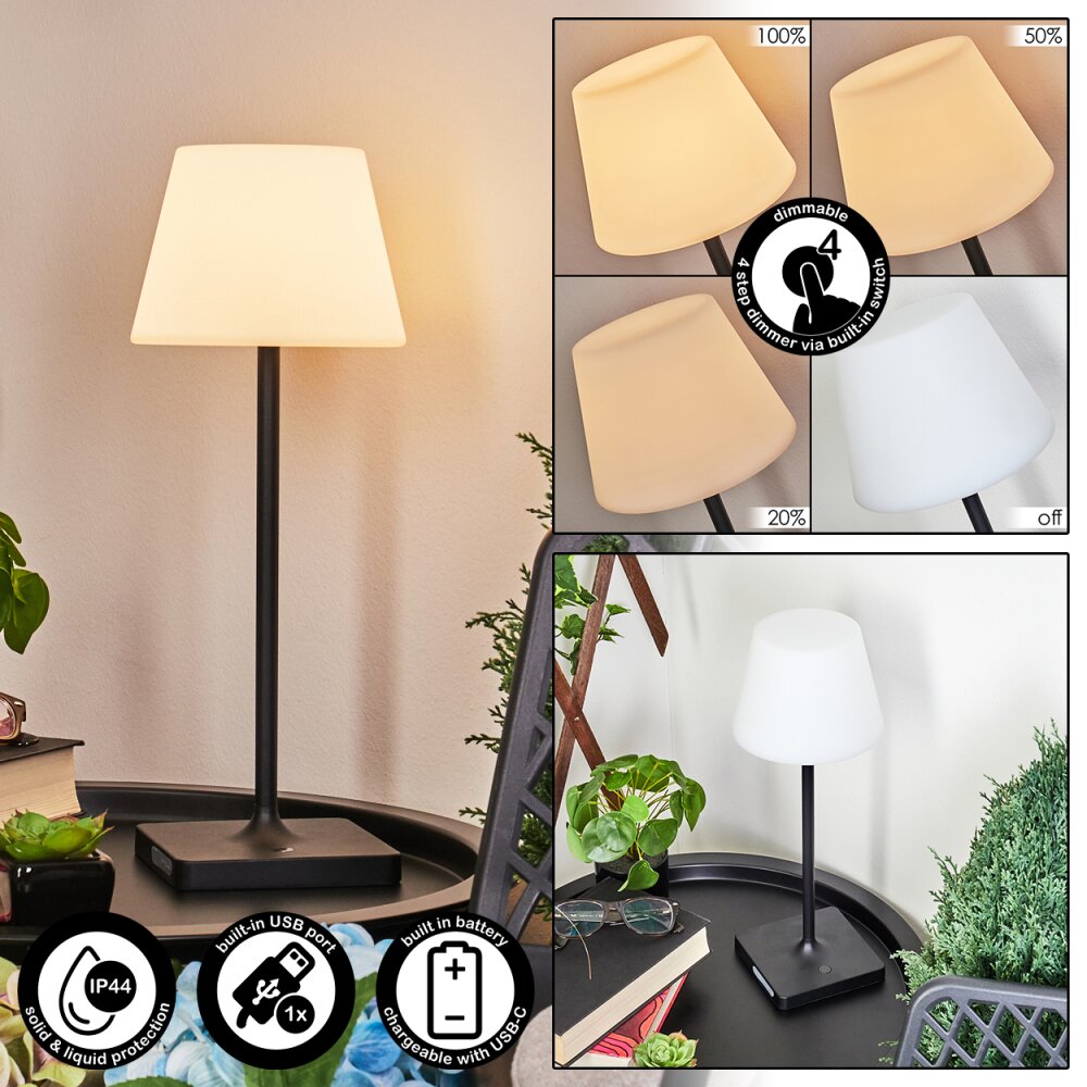 Mayordomo Außentischleuchte LED Schwarz, 1-flammig main product photo