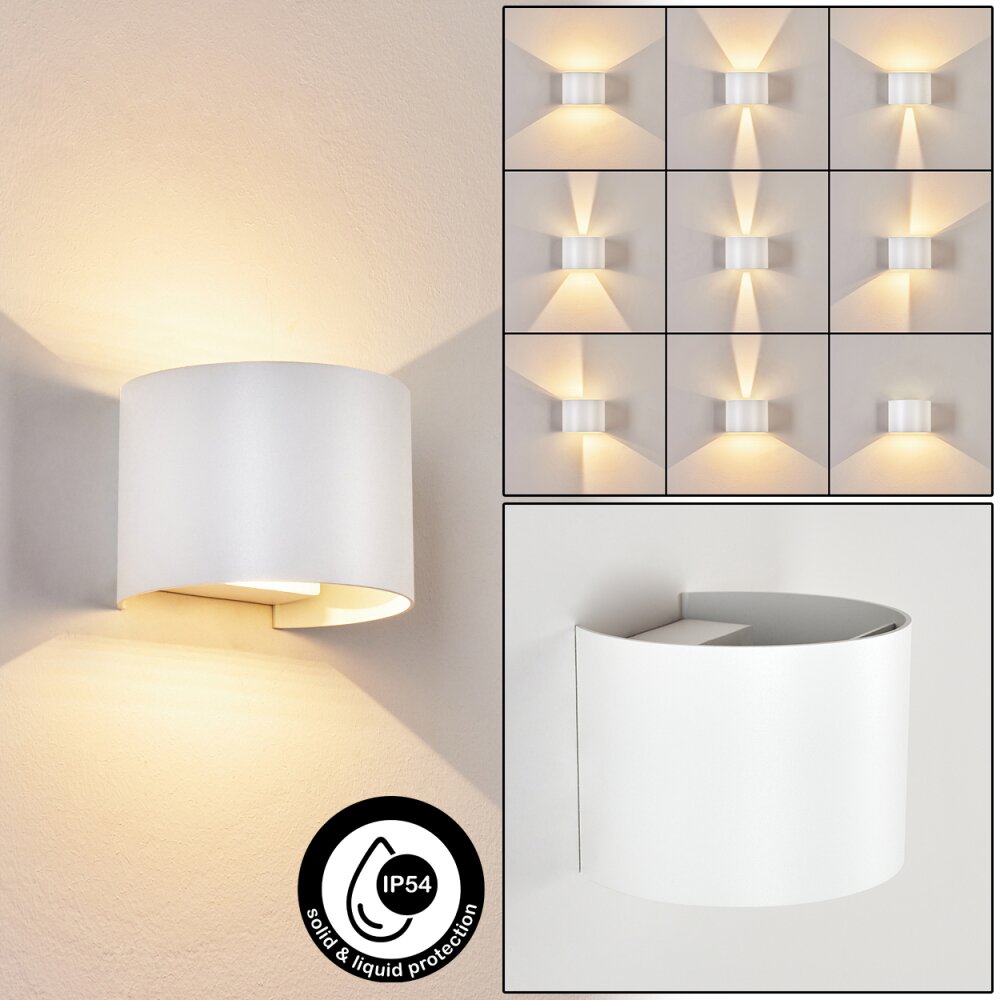 Tamarin Außenwandleuchte LED Weiß, 2-flammig main product photo