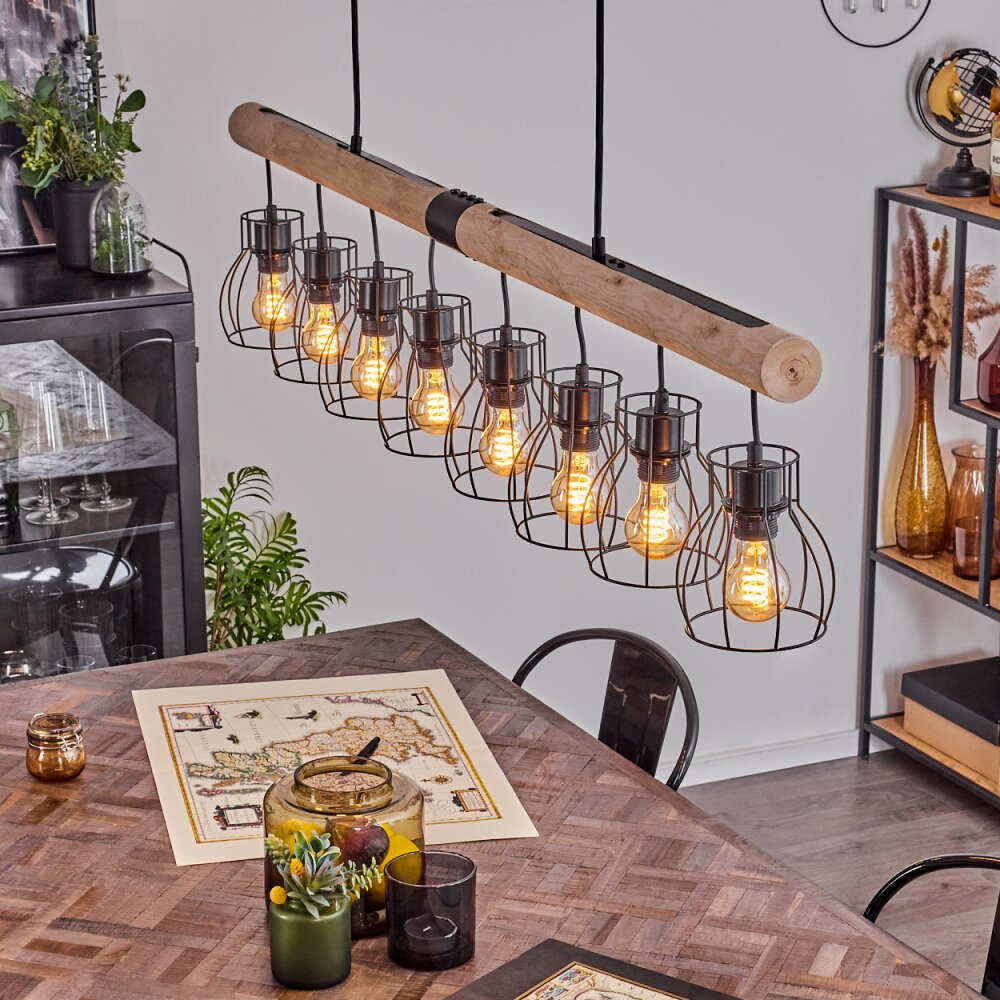 Gondo Pendelleuchte Naturfarben, 8-flammig main product photo