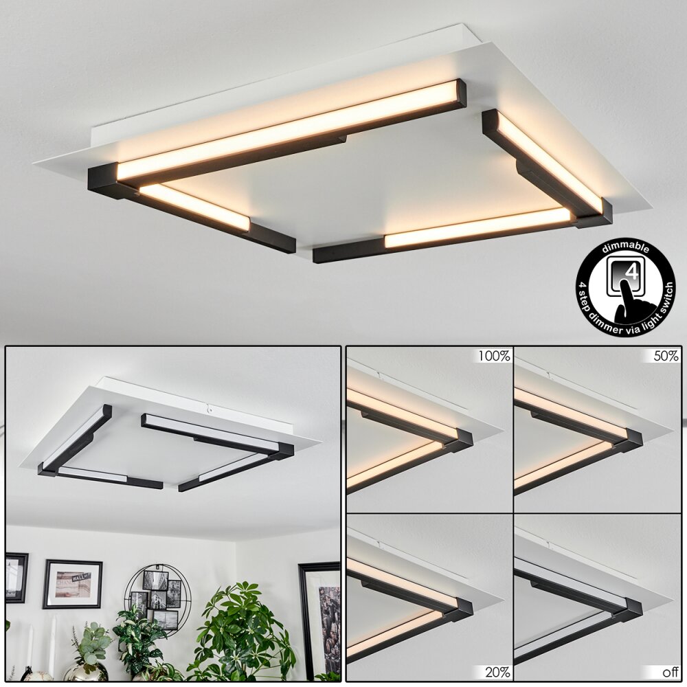 Leroux Deckenleuchte LED Weiß, 1-flammig main product photo