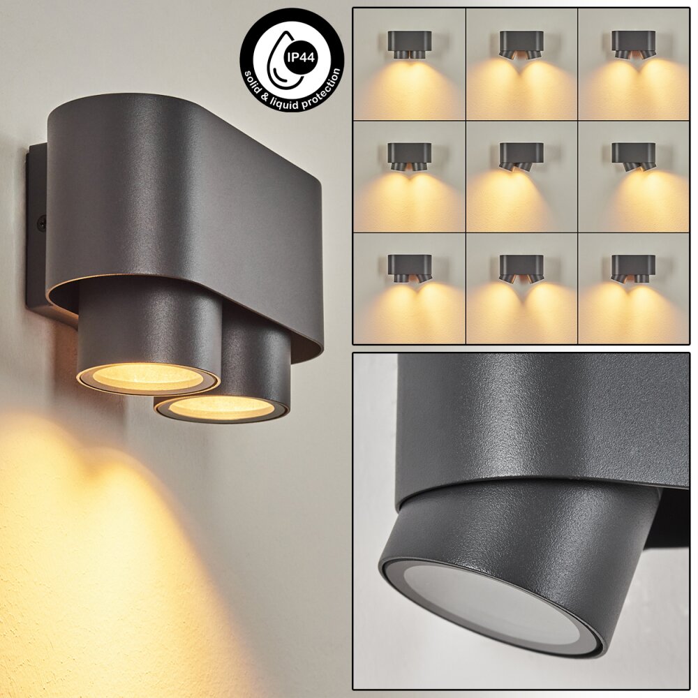 Guampacha Außenwandleuchte Anthrazit, 2-flammig main product photo