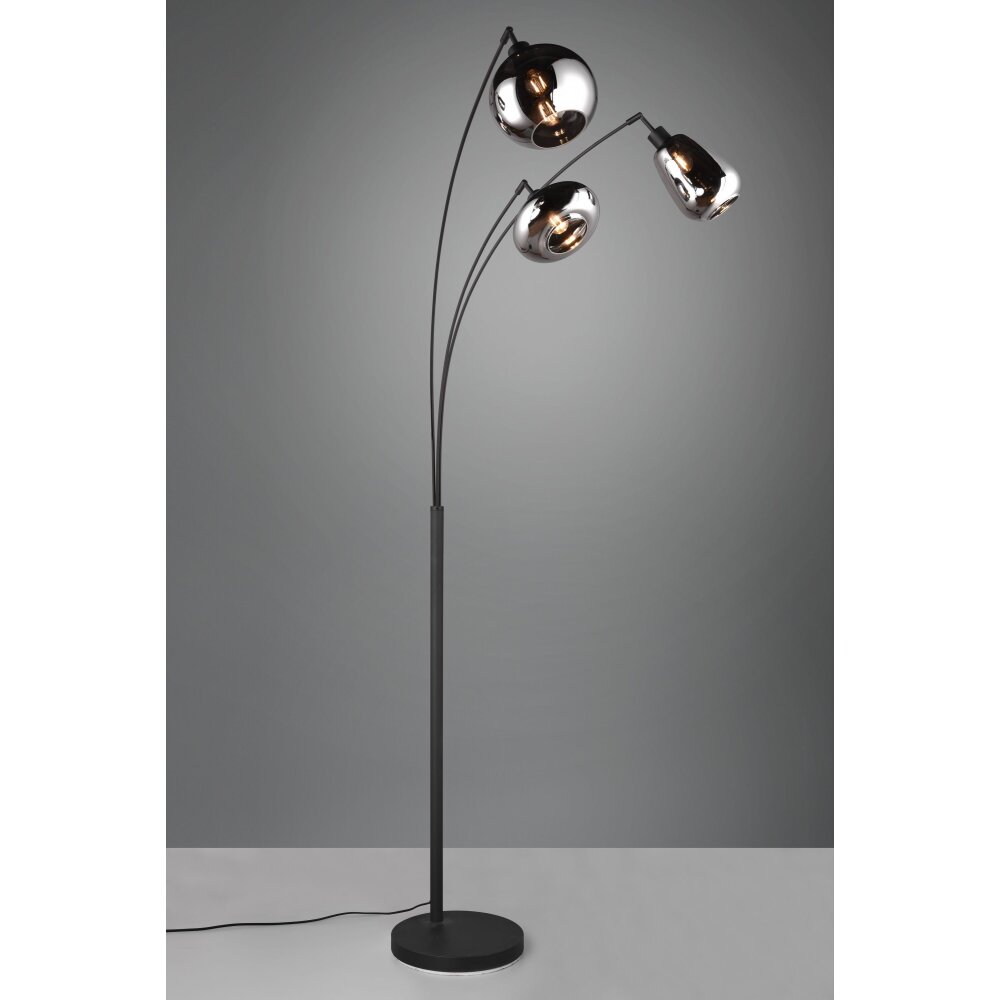 Trio Lumina Stehleuchte Schwarz, 3-flammig main product photo