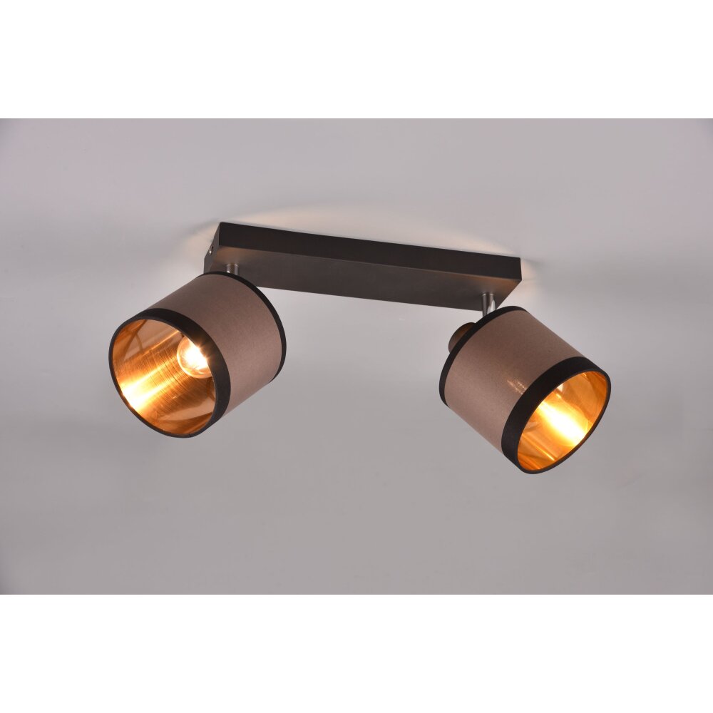 Reality DAVOS Deckenleuchte Taupe, 2-flammig main product photo