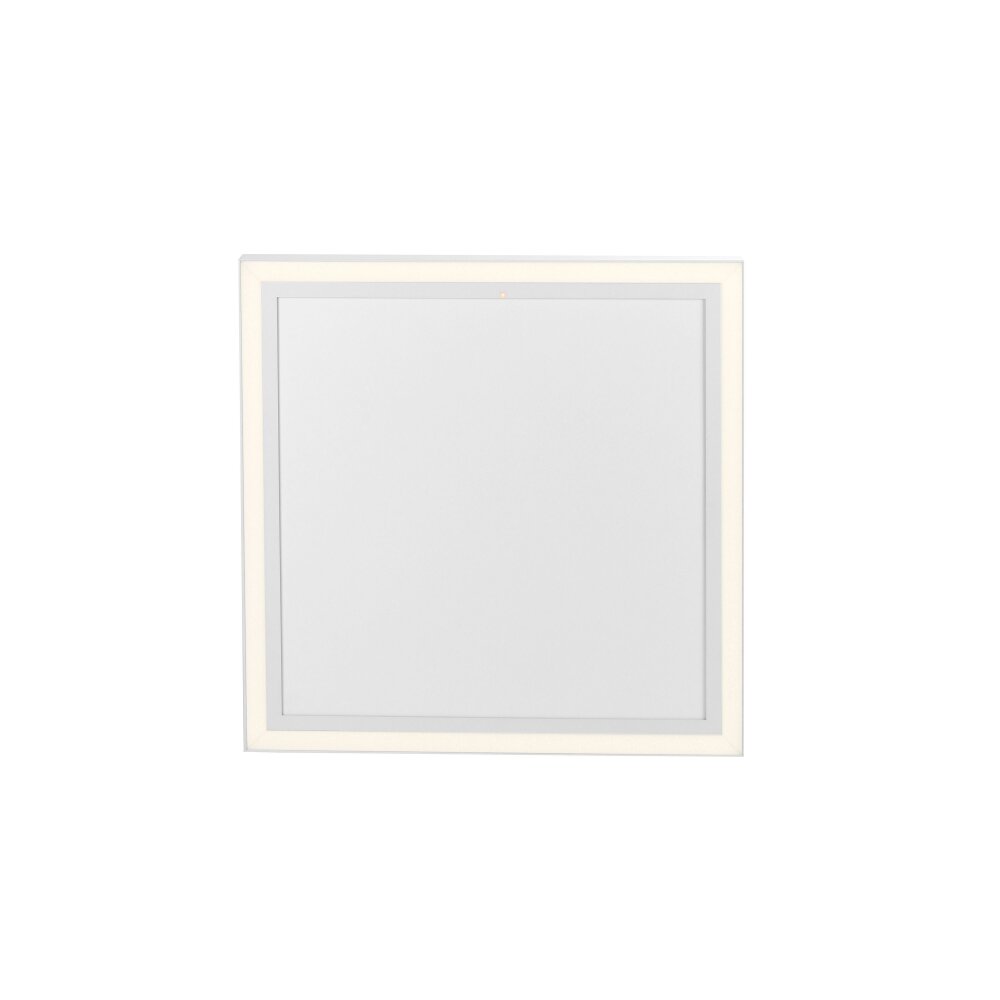 LeuchtenDirekt BEROA Deckenpanel mit IR-Heizung LED Weiß 18067-16