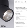 Paul Neuhaus PURE-NOLA Deckenleuchte LED Schwarz, 2-flammig