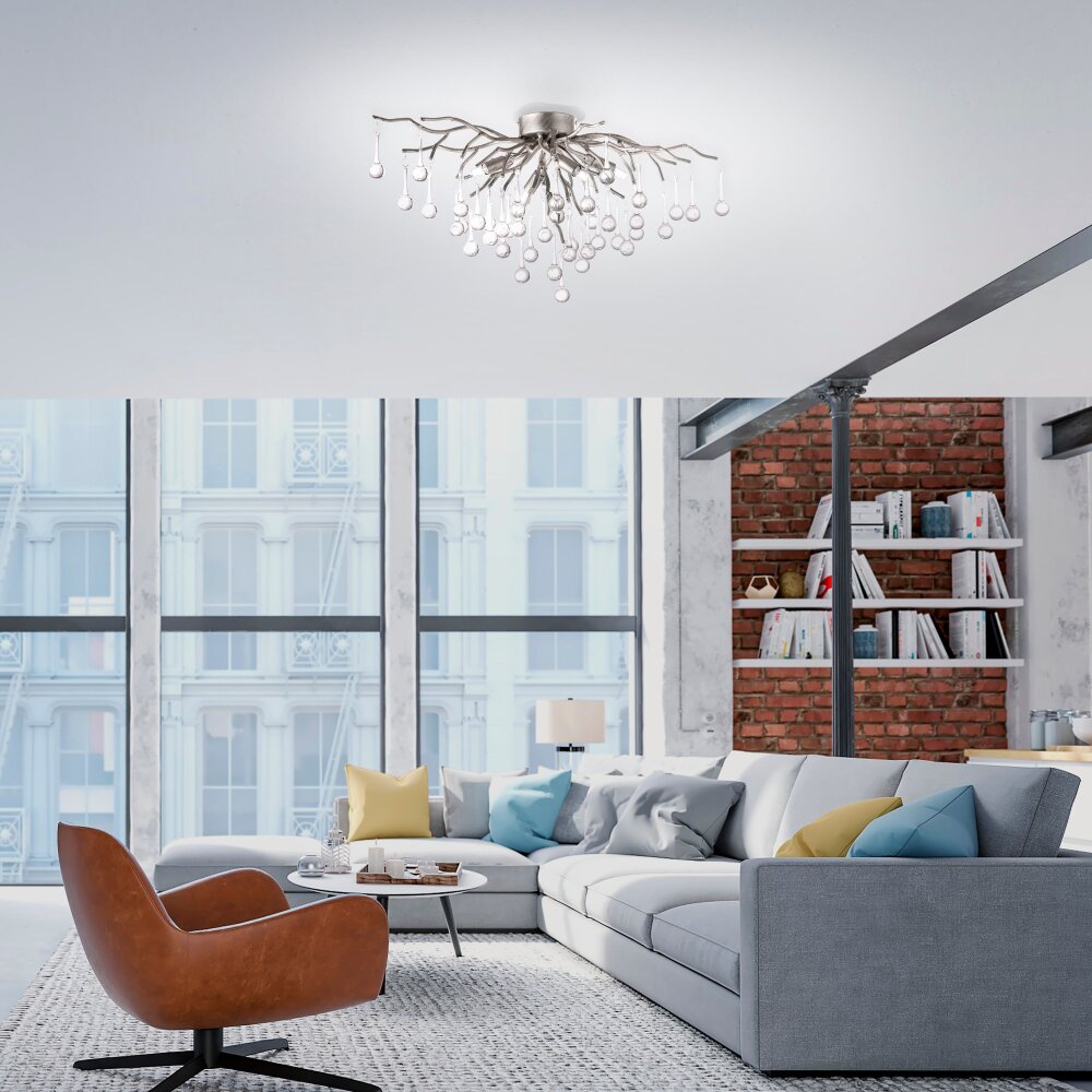 Paul Neuhaus ICICLE Deckenleuchte Silber, 4-flammig main product photo