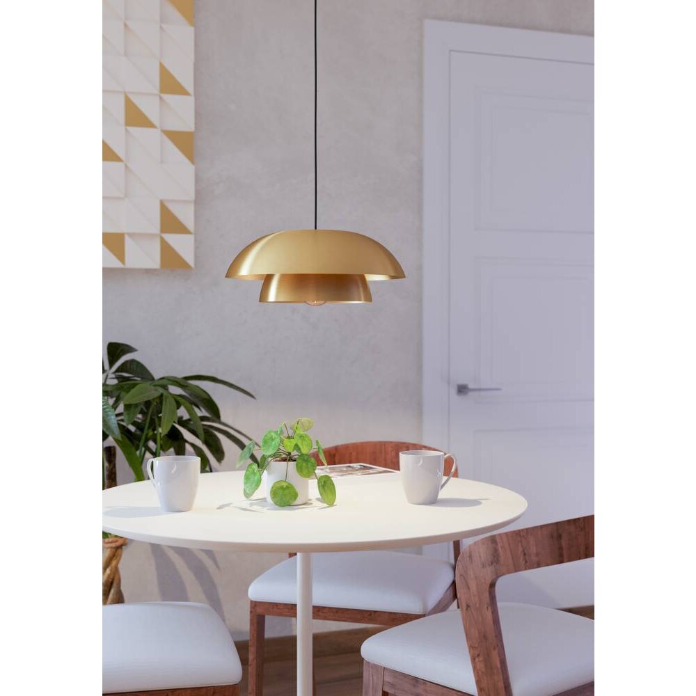 Eglo CENCIARA Hängeleuchte Schwarz, 1-flammig main product photo