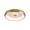 LeuchtenDirekt VERTIGO Deckenleuchte LED Gold, 1-flammig, Fernbedienung