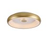 LeuchtenDirekt VERTIGO Deckenleuchte LED Gold, 1-flammig, Fernbedienung