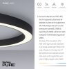 Paul Neuhaus PURE-LINES Deckenleuchte LED Anthrazit, 1-flammig, Fernbedienung