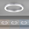 Paul Neuhaus PURE-LINES Deckenleuchte LED Silber, 1-flammig, Fernbedienung