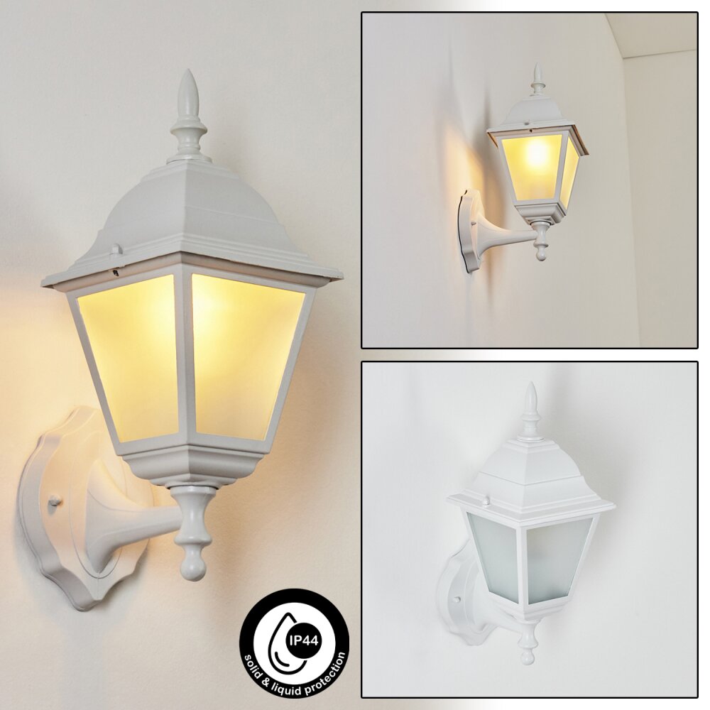 Naofe Außenwandleuchte Weiß, 1-flammig main product photo