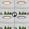 Hooper Deckenpanel LED Schwarz, 1-flammig