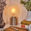 Flawil Tischleuchte Nickel-Matt, 1-flammig