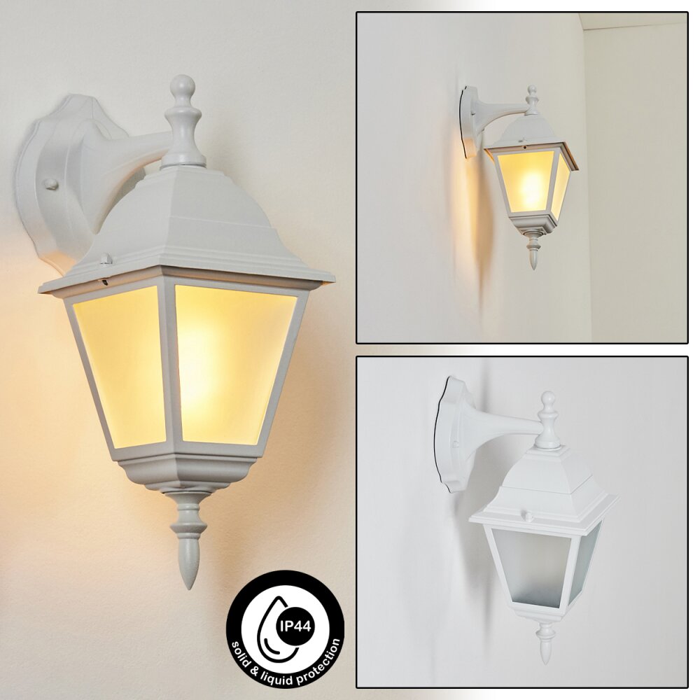 Naofe Außenwandleuchte Weiß, 1-flammig main product photo