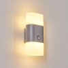 Belerda Außenwandleuchte LED Grau, 2-flammig, Bewegungsmelder