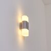 Belerda Außenwandleuchte LED Grau, 2-flammig, Bewegungsmelder